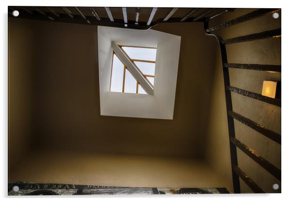 Piece Hall Stairwell Acrylic by Glen Allen