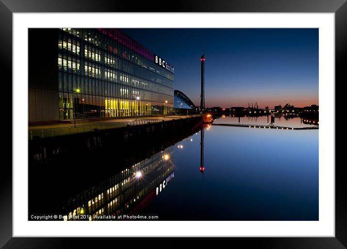 BBC Scotland Framed Mounted Print by Ben Hirst