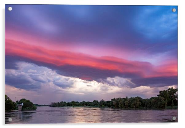 Orange River, Upington Acrylic by Arterra 