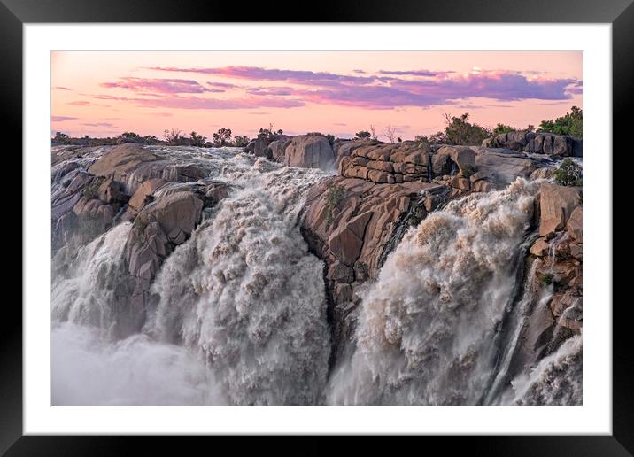 Augrabies Falls at Sunset Framed Mounted Print by Arterra 