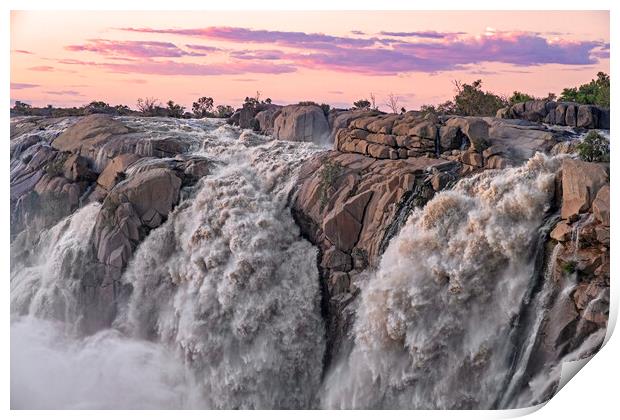 Augrabies Falls at Sunset Print by Arterra 