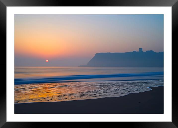 Scarborough Sunrise Framed Mounted Print by Alison Chambers