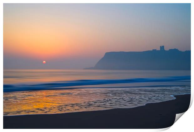 Scarborough Sunrise Print by Alison Chambers