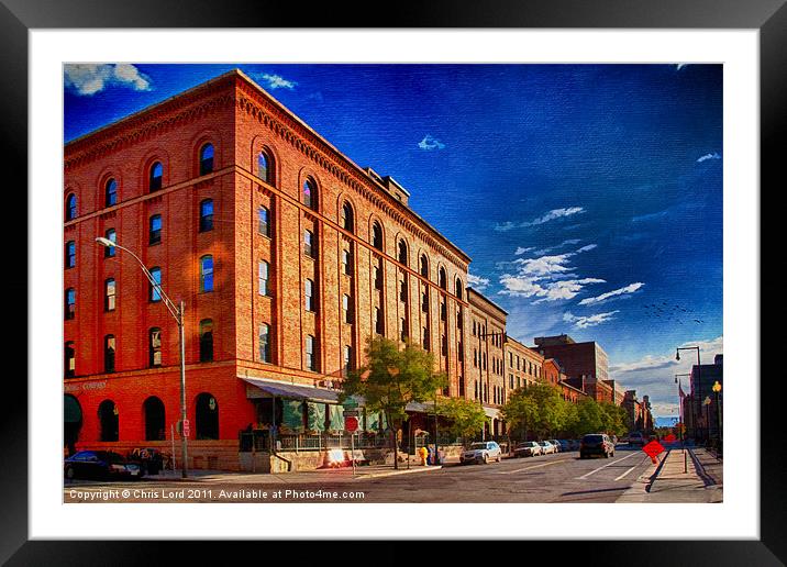 The Wynkoop Brewing Company Framed Mounted Print by Chris Lord