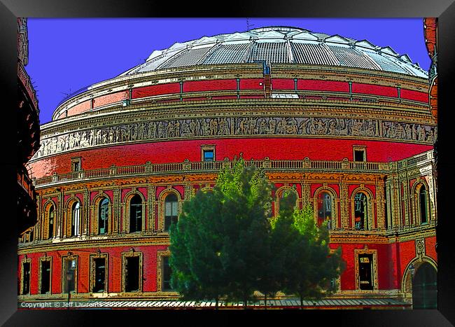 Royal Albert Hall, London Framed Print by Jeff Laurents