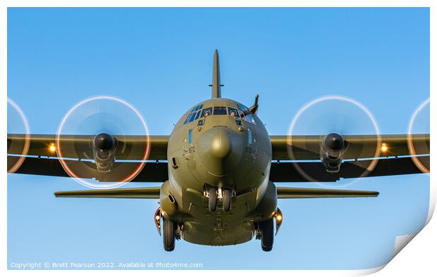 C-130 Hercules Print by Brett Pearson