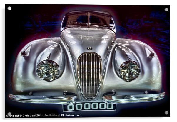 Vintage Speedster Acrylic by Chris Lord
