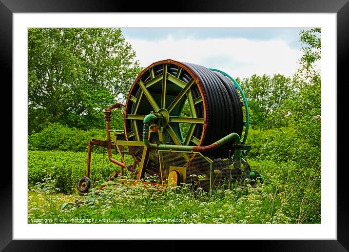 Heavy Duty Watering Framed Mounted Print by GJS Photography Artist