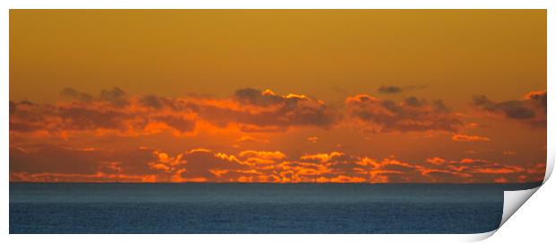 Ballito Sunrise Cloudscape Print by Jeremy Hayden