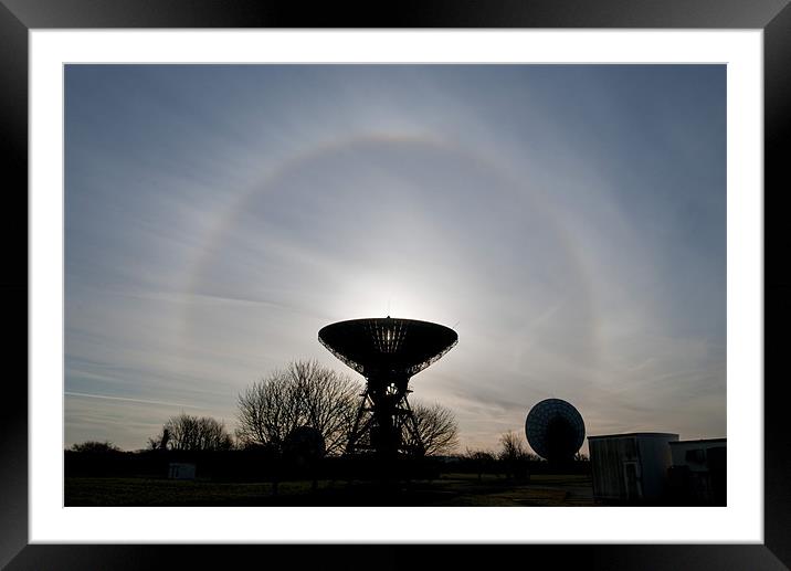 Sun Halo Framed Mounted Print by Ian Collins