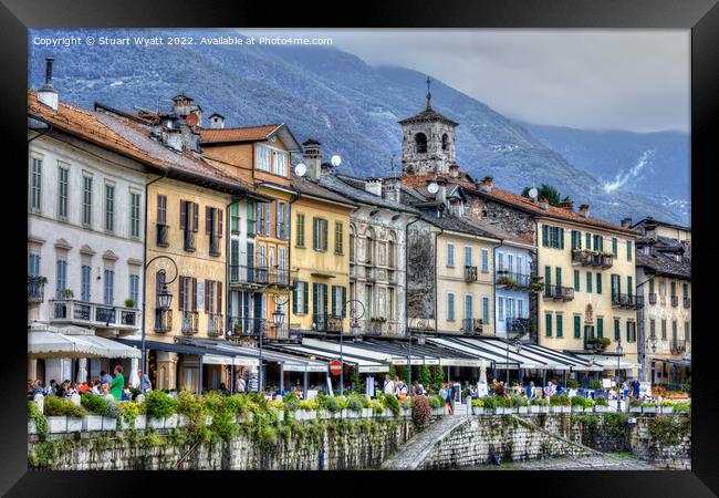Connobio, Lake Maggiore, Italy Framed Print by Stuart Wyatt