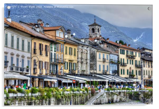 Connobio, Lake Maggiore, Italy Acrylic by Stuart Wyatt