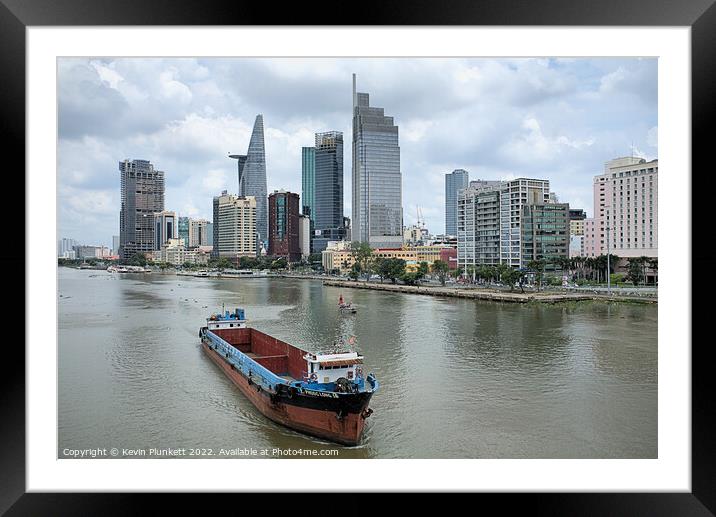 Ho Chi Minh City. Vietnam Framed Mounted Print by Kevin Plunkett