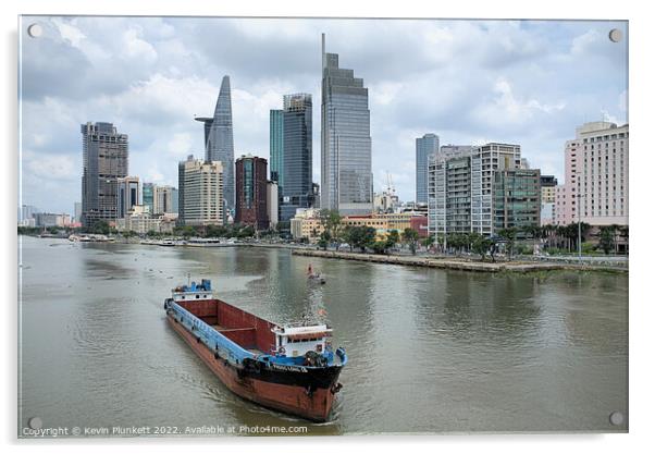 Ho Chi Minh City. Vietnam Acrylic by Kevin Plunkett