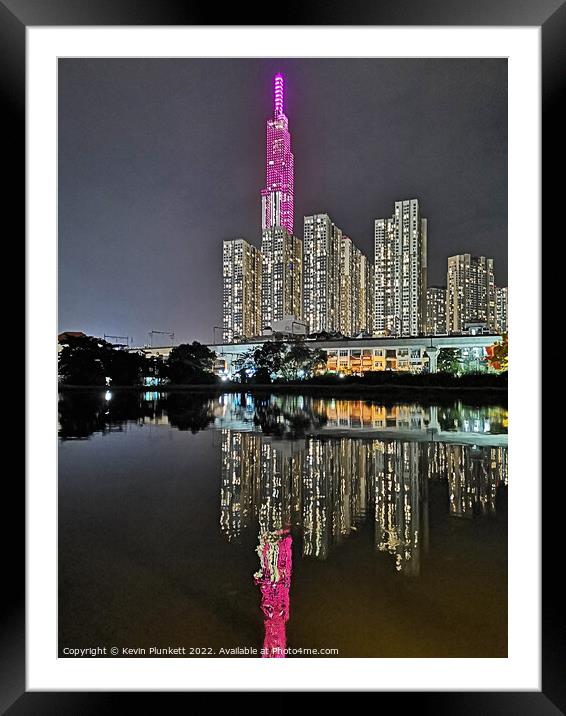 Landmark 81  Ho Chi Minh City, Vietnam. Framed Mounted Print by Kevin Plunkett