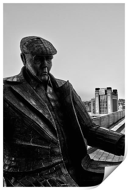 quayside sculpture Print by Northeast Images