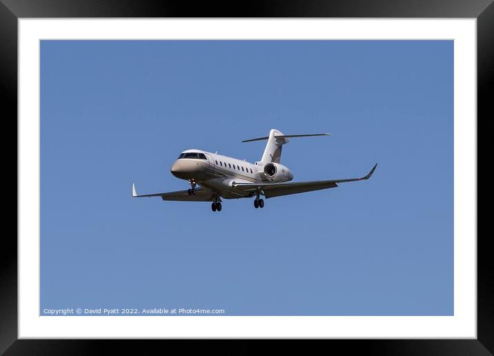 Gulfstream G280 Jet Framed Mounted Print by David Pyatt