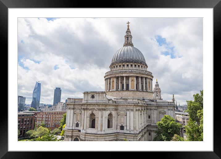 St Pauls Cathedral Framed Mounted Print by Jason Wells
