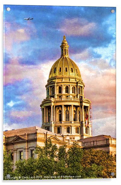 Capitol Dome at Sunset Acrylic by Chris Lord