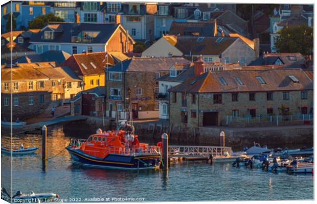 Salcombe Lifeboat  Canvas Print by Ian Stone