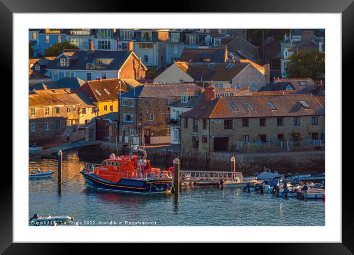 Salcombe Lifeboat  Framed Mounted Print by Ian Stone