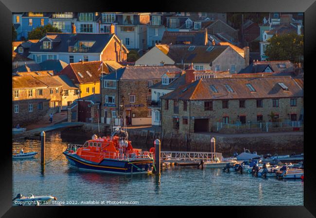 Salcombe Lifeboat  Framed Print by Ian Stone