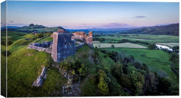 Dryslwyn Castle in South Wales Canvas Print by Leighton Collins