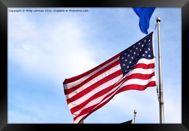 US Flag 2021 (2A) Framed Print by Philip Lehman