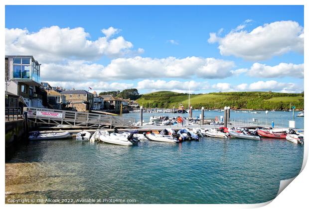 Salcombe Print by Gill Allcock