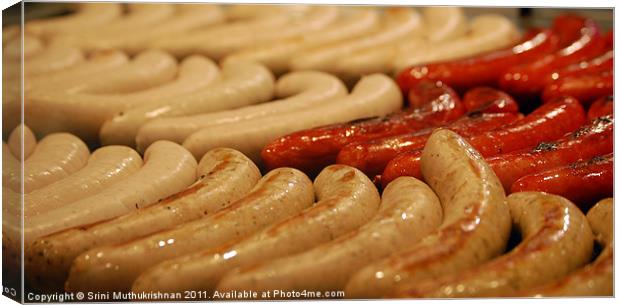 Sensational Sausage Canvas Print by Wood Stocker