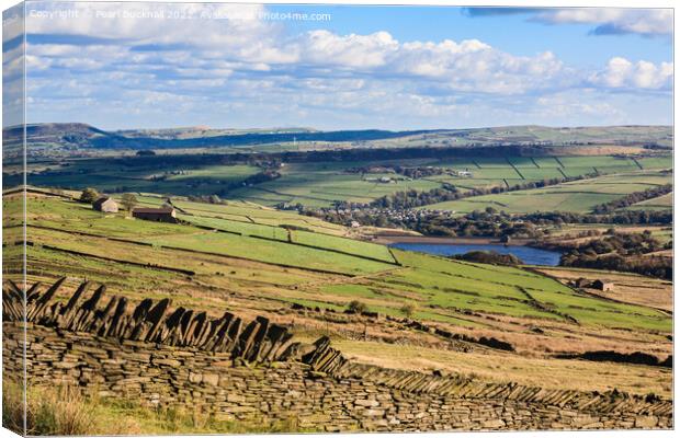 Countryside Landscape Peak District Yorkshire Canvas Print by Pearl Bucknall