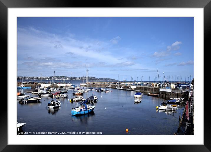 Paignton Harbour View Framed Mounted Print by Stephen Hamer