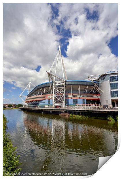 Principality Stadium, Cardiff, Wales Print by Gordon Maclaren