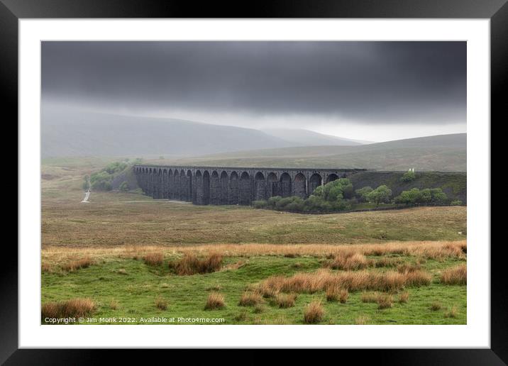 Ribblehead Viaduct Framed Mounted Print by Jim Monk
