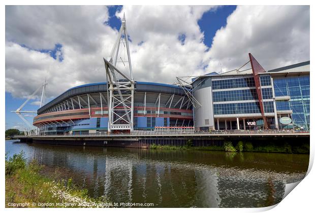 Principality Stadium, Cardiff, Wales  Print by Gordon Maclaren