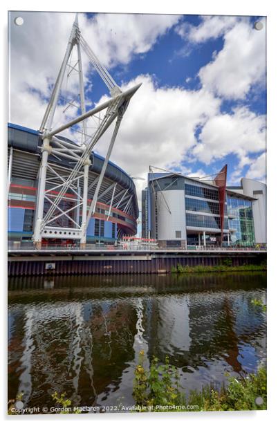 Principality Stadium, Cardiff, Wales Acrylic by Gordon Maclaren