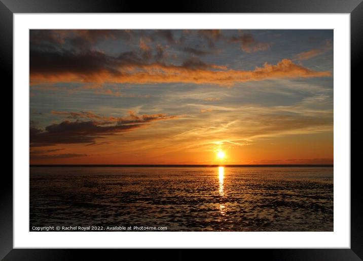 Sunset Afterglow 2 Framed Mounted Print by Rachel Royal
