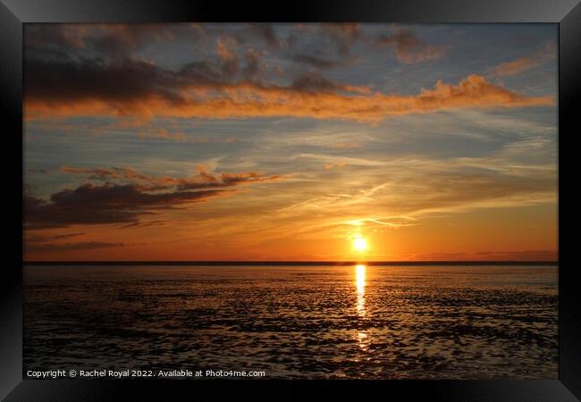 Sunset Afterglow 2 Framed Print by Rachel Royal