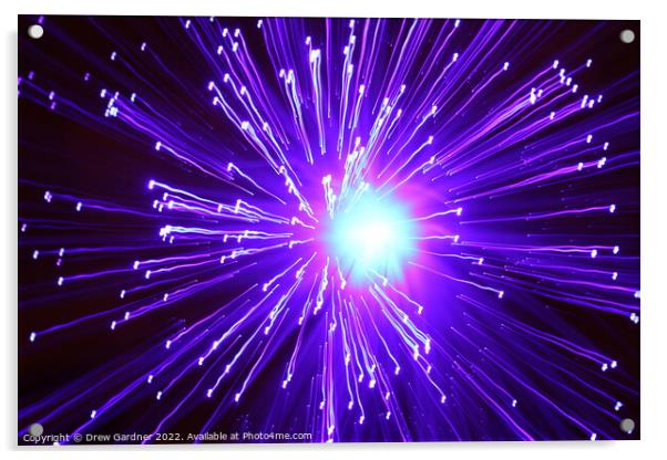 Fibre Optic Lights Acrylic by Drew Gardner