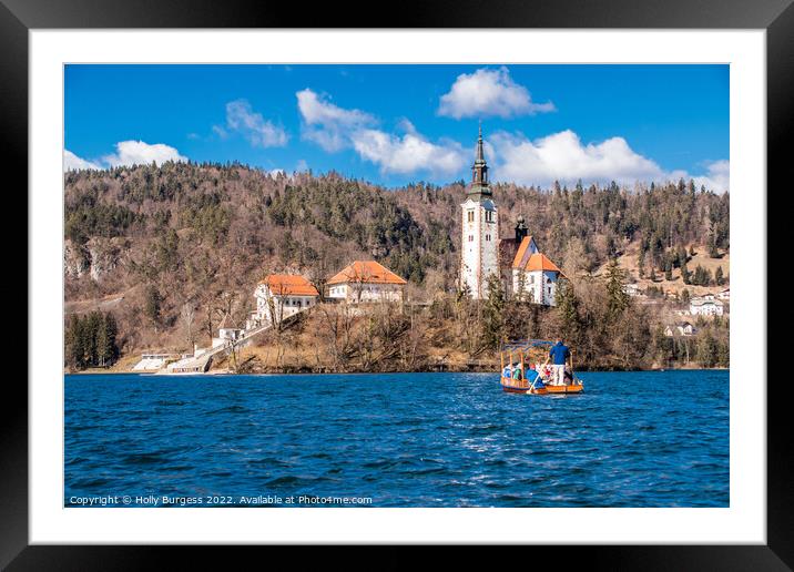 Bled in S Framed Mounted Print by Holly Burgess