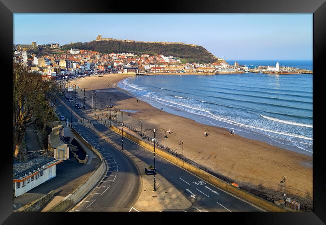 Scarborough South Bay, North Yorkshire Framed Print by Darren Galpin