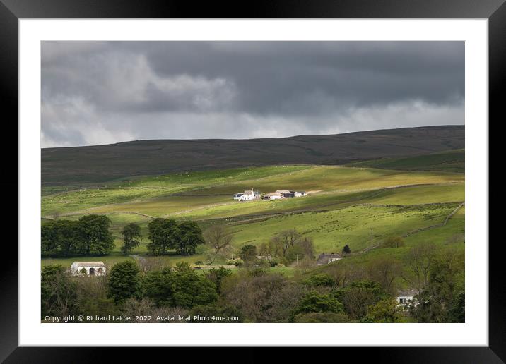 Ash Dub Farm, Ettersgill, Teesdale Framed Mounted Print by Richard Laidler