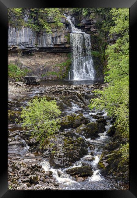 Thornton Force Waterfall Framed Print by Jim Monk