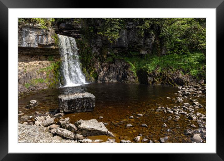 Thornton Force, Yorkshire Dales Framed Mounted Print by Jim Monk