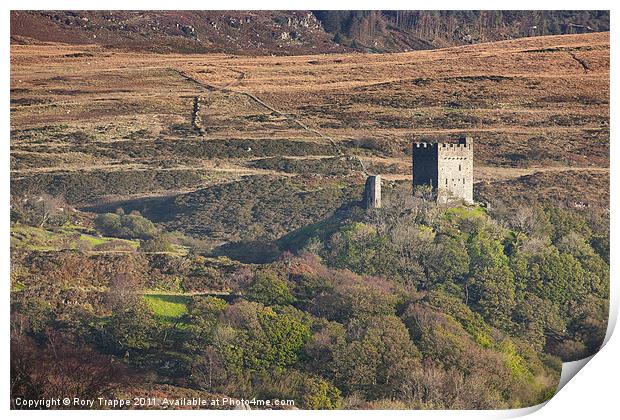 Dolwyddelan castle Print by Rory Trappe
