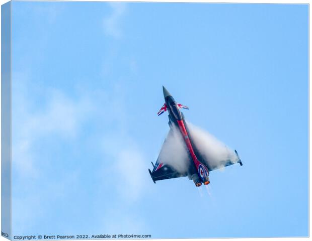 Eurofighter Typhoon  Canvas Print by Brett Pearson