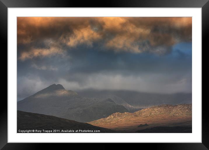 Clouds over snowdonia Framed Mounted Print by Rory Trappe