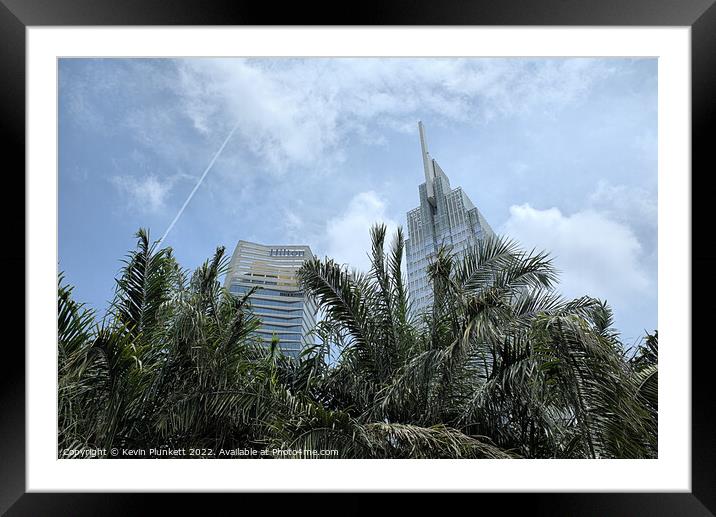 Vietcombank Tower and Hilton Hotel. Ho Chi Minh City. Vietnam  Framed Mounted Print by Kevin Plunkett