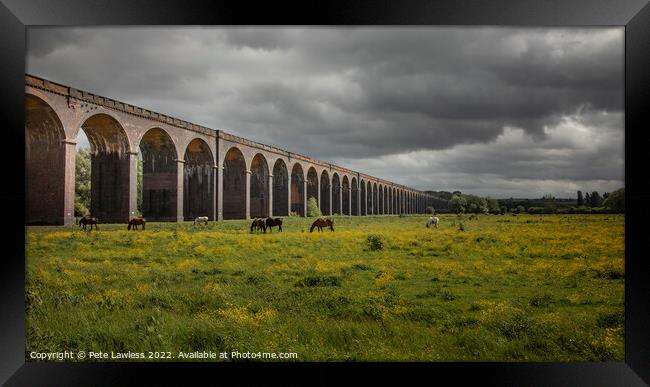 Welland Viaduct Framed Print by Pete Lawless