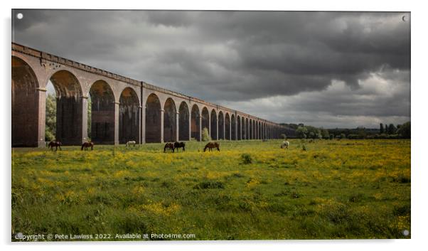Welland Viaduct Acrylic by Pete Lawless